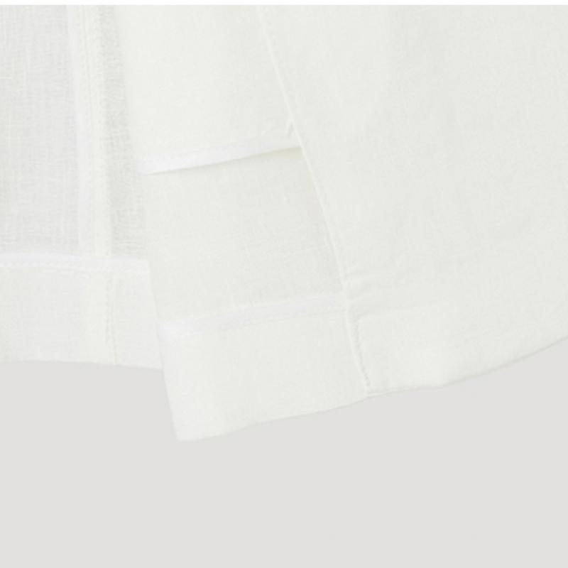 [shs Miss] Linen Button Up Vest Swwvtp22010