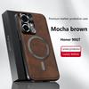 Чехол для Honor 90 и Honor 90 GT Pro Магнитный Элегантный Кожаный Износостойкий Полностью Закрывающий Объектив Нескользящий Край Защитная Крышка Оболочка