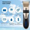 Professional Hair Trimmer Digital USB Rechargeable Hair Clipper for Men Haircut Ceramic Blade Razor Hair Cutter Barber Machine