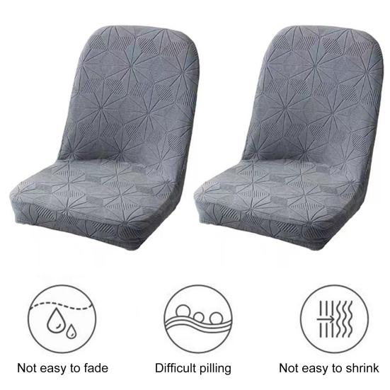 Чехол на стул, эластичный нескользящий чехол на сиденье, жаккардовый узор, защита для стула для украшения дома, столовой