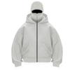 A Fashionable and Comfortable Men's Double-hooded Sweatshirt for Autumn and Winter