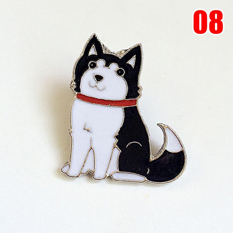 1PC Cartoon Pendant Dog Jewelry Dogs Brooches Pins Dachshunds Corgi Badge Decorated Cute Brooches