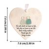 Christmas Tree Ornaments Ceramic Love Heart Pendant Decor For Christmas Tree Display Keepsake Sea Glass Hangable For Window