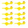 10Pcs Chicken Catapult Party Toys Stretchy Rubber Fun Gifts Favors Novelty Toys Ejection Turkey for Kids