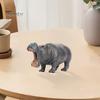 Фигурка бегемота, реалистичная модель бегемота, скульптура, настольное украшение, речная лошадь, украшение, детская развивающая игрушка в виде животного, подарок для малышей, мальчиков и девочек