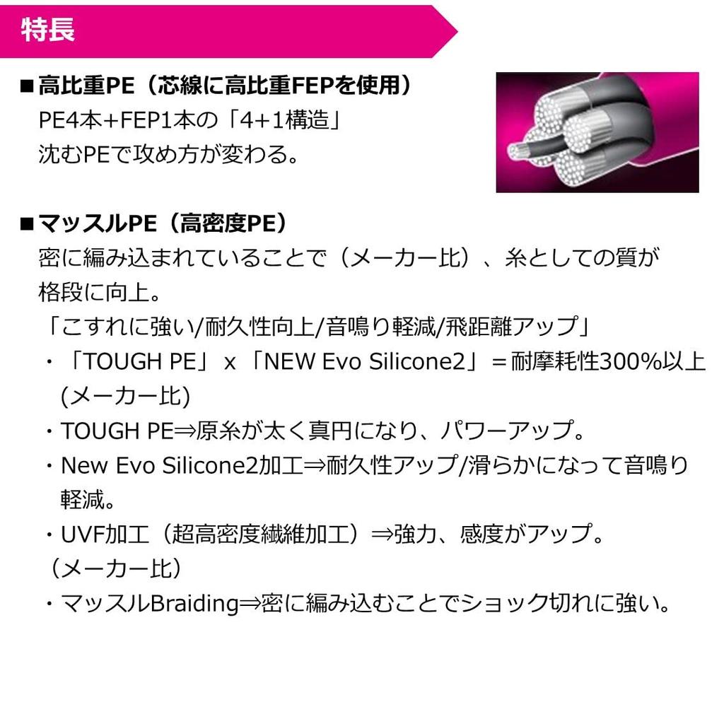 DAIWA PE Line UVF Moonlit Beauty Dura Heavy Белый Розовый X4+1+Si2 0.3-200