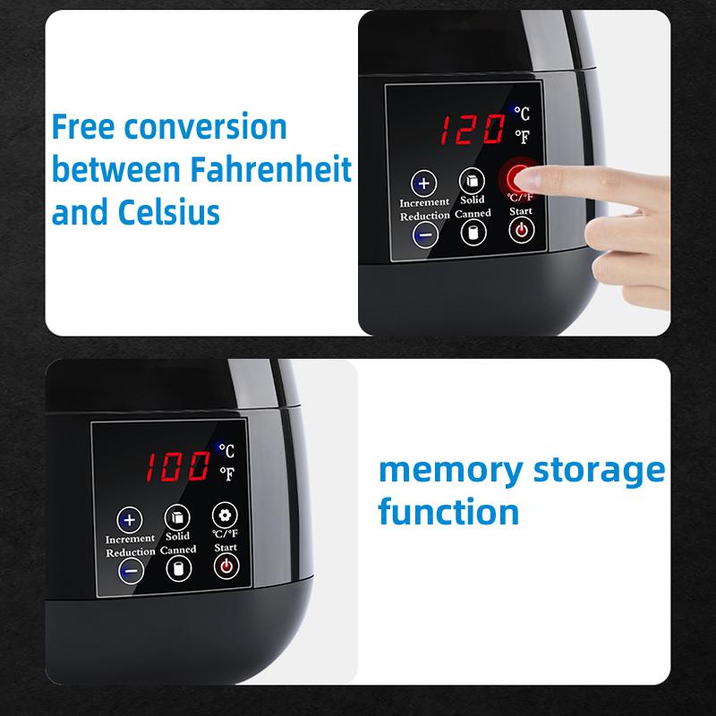 Зеленый воск для депиляции, нагреватель, машины для удаления волос, воск парафина, горшок для депиляции, профессиональный подогреватель воска, плавитель воска