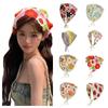 Little Daisy Crochet Triangle Headscarf Multicolor Hair Band Triangular Turban Scarf Women Girls