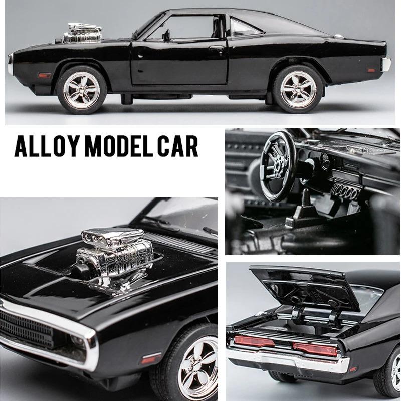 1:32 Симуляция 1970 Dodge Charger Сплав Спортивный Автомобиль Модель Оттяжка Роскошный Автомобиль Детская Игрушка Подарок Украшения