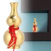 Brass Gourd Money Drawing Feng Shui Enhance Lucky Ornament Craft Buddhist Supplies