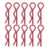 10Pcs 7MM RC Car Shell Clip RShape Metal Body Clips Pins for 1 5 1 6 1 8 1 10 RC Car