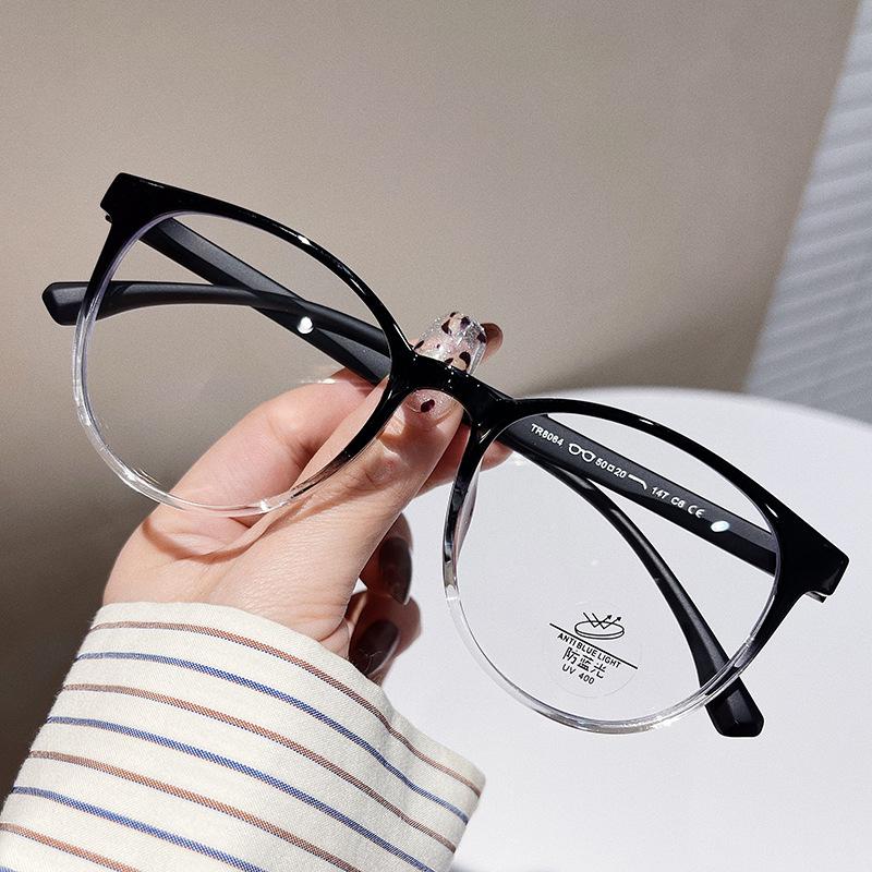 Retro Ultralight Round Reading Glasses Women Fashion Brand Presbyopia Eyewear Anti Blue Light Computer Prescription Glasses