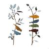 2 Pieces Birds Metal Wall Art Decor Iron Sculpture Crafts Modern Decoration for