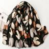 Fashion Scallop Print Fashion Women Scarf Shawl Tassel Pashmina Muslim Hijab Wrap Lady Scarves.