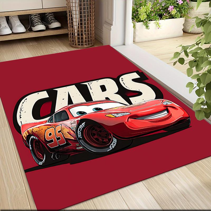 Mcqueen Spirit Carpet Rug Soft Washable Antislip Home Living Room Sofa Mats Personalized Christmas Rug