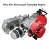 49cc 47cc Motorcycle Complete Engine 2-Stroke Pull Start Motor W/ Transfer Box For Mini Dirt Bike Pocket Pit Quad ATV 4 Wheel