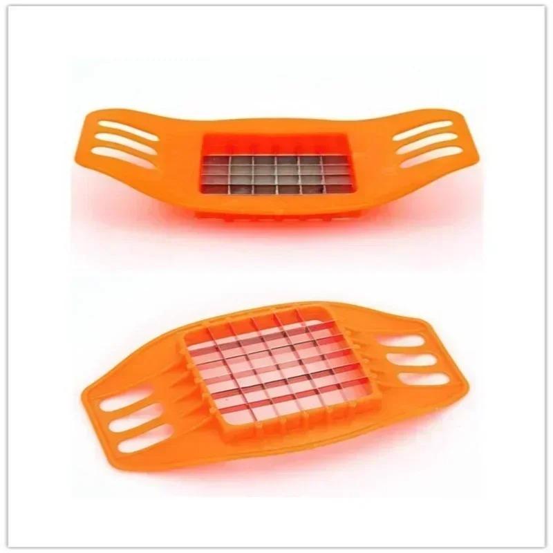 Stainless Cutter Slicer Masher Steel Potato Vegetable Cutting Device Square Slicers Cut Fries Kitchen Tool Cooking Gadgets