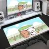 XXL Игровой коврик для мыши Аниме Компьютерный коврик для стола Bubu Dudu Игровой коврик для стола Игровые аксессуары для ПК Коврик для мыши Большие коврики Офисные коврики для мыши Настройка