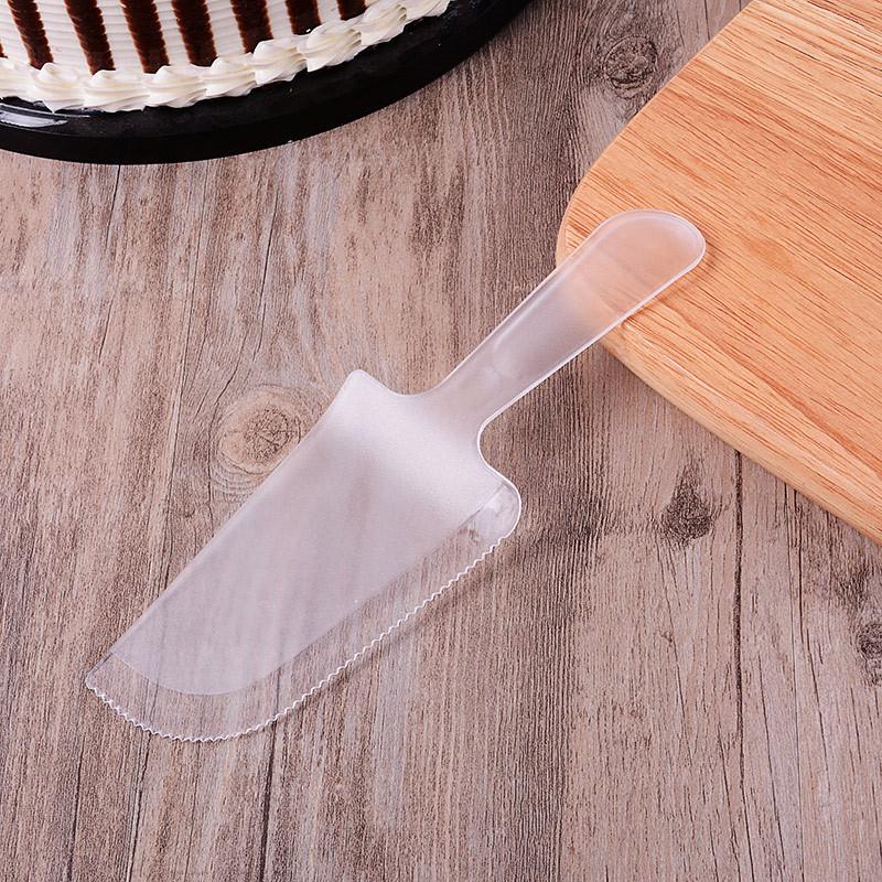 Серверы для пирогов, поставка для свадьбы, дня рождения, матового торта на день рождения, одноразовый резак для торта, пластиковый нож