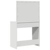 Makeup Table with Storage White 78.5 x 41 x 135 cm Engineered Wood