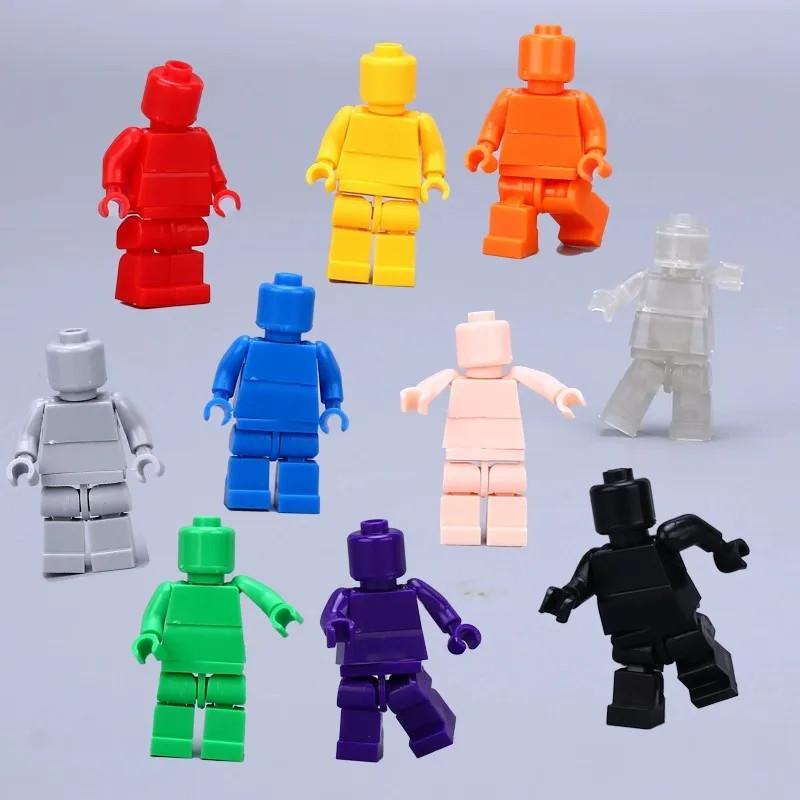 1 шт. многосоставной подвижный строительный блок MiniFigure Moc детские кирпичи кукла подарочная игрушка мини коллекционная игрушка красочная 1,77 дюйма
