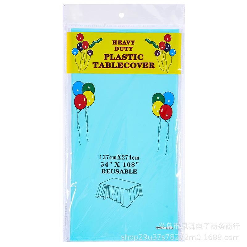 Popular Solid Color Tablecloth Restaurant Tablecloth Disposable Party Table Tablecloth Party Decoration Supplies Disposable Tablecloth