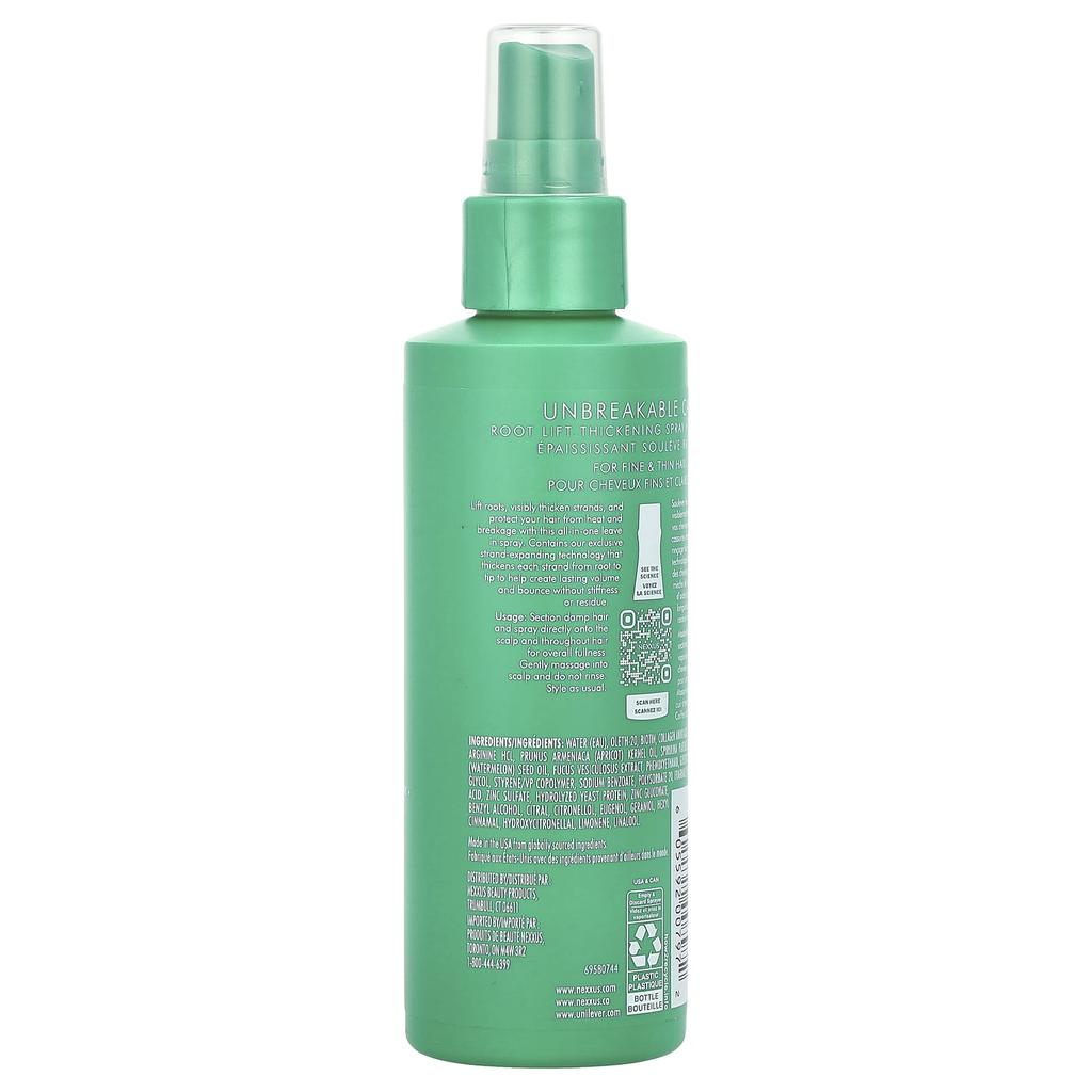 Nexxus UnBREAKable Care™, Root Lifting Enhancing Spray, 6 Fl Oz (177 Ml)