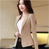 Women's 2024 Korean Style Slim Fit Casual Blazer Jacket for Spring and Autumn