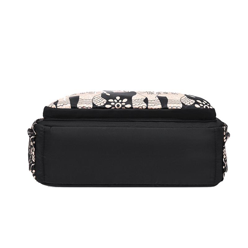 Shoulder Bag Middle-aged Women's Bag Oxford Cloth One-shoulder Messenger Bag Mother Bag Large-capacity Printed Bag