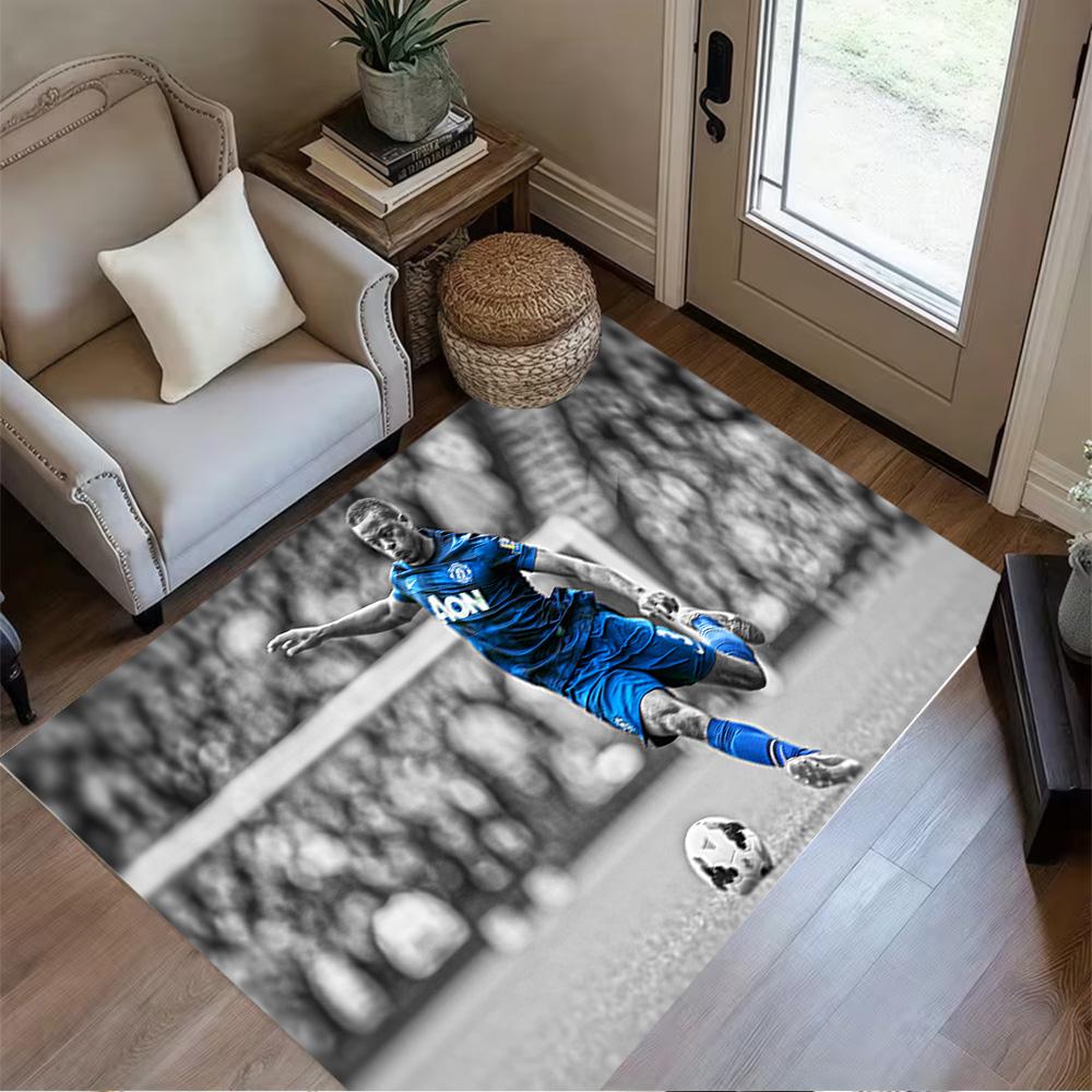 Manchester United's Rainy Day Hero Floor Mat Suitable for Outdoor Balcony Decorate room Foyer Anti-slip Rug Decorate Offices Perfect Gift for Women/Me
