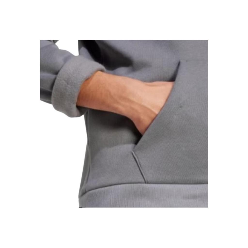 Adidas Повседневная легкая спортивная толстовка с капюшоном и завязками, мужская толстовка серого цвета IY1518