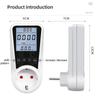 Digital Wattmeter AC Energy Socket Power Meter Electricity Usage Monitor Socket Kilowatt Wattage Voltage Meter with Backlight