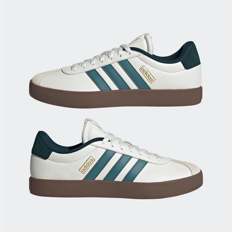 Кроссовки Adidas VL Court 3.0 core white/preloved teal aurora ivy