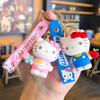 Ключница Kt Sanrio Фигурка кота Kt Брелок Курамицу Студенческий Маленький Подарок Каваи Милые Персонализированные Подарки Мода Y2k Игрушки Аниме