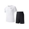 Breathable Running Training Quick-Dry Shorts With Casual Sports Set Men Shorts White Black 952222201-1
