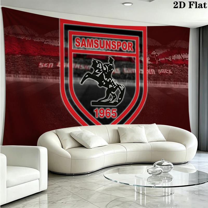 Samsunspor Wall Tapestry Aesthetic Wall Hanging Printed Fabric Blanket Decorative Tapestries for Bedroom Living Room Home Decor