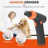 Pet Nail Grinder with LED Light Ultra Quiet Electric Clipper 2 Speed Settings Painless for Small Large Animals Grooming