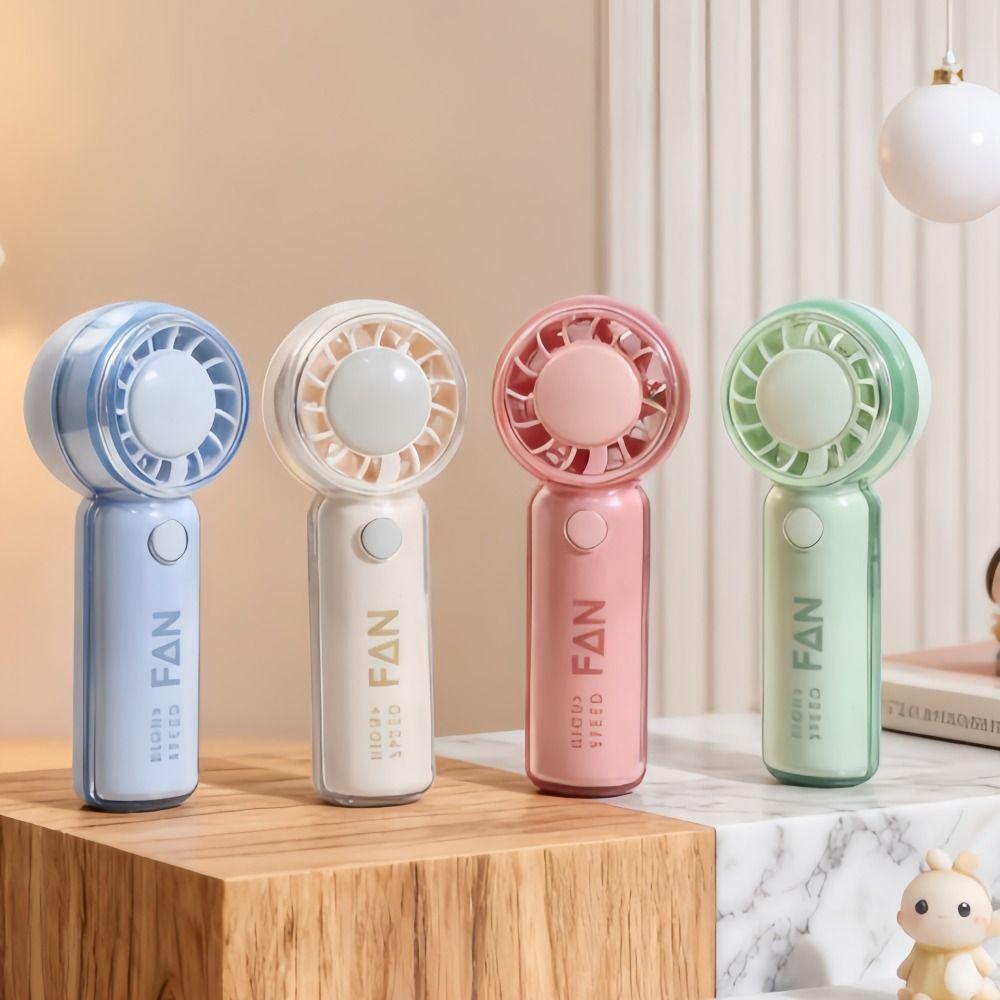 3 Wind Speeds USB Rechargeable Fan Rechargeable Cooling Fan Mini Handheld Fan Outdoor Activities