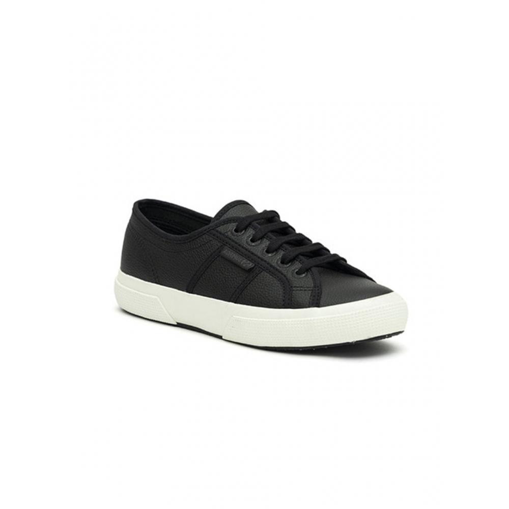 Superga 2750 Кожа Tumble Black S009vh0adt