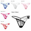 Underwear Low Waist Underpants T-back G-string Lace Flowers Sexy Panties Women Erotic Lingerie