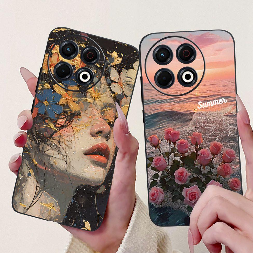 Для Techno Spark 30 Pro 4G KL7 Чехол Для Tecno Spark 30 Pro 4G Чехол Роскошная Бабочка Любовь Мода Цветы Крутой Лев Милый Расписной