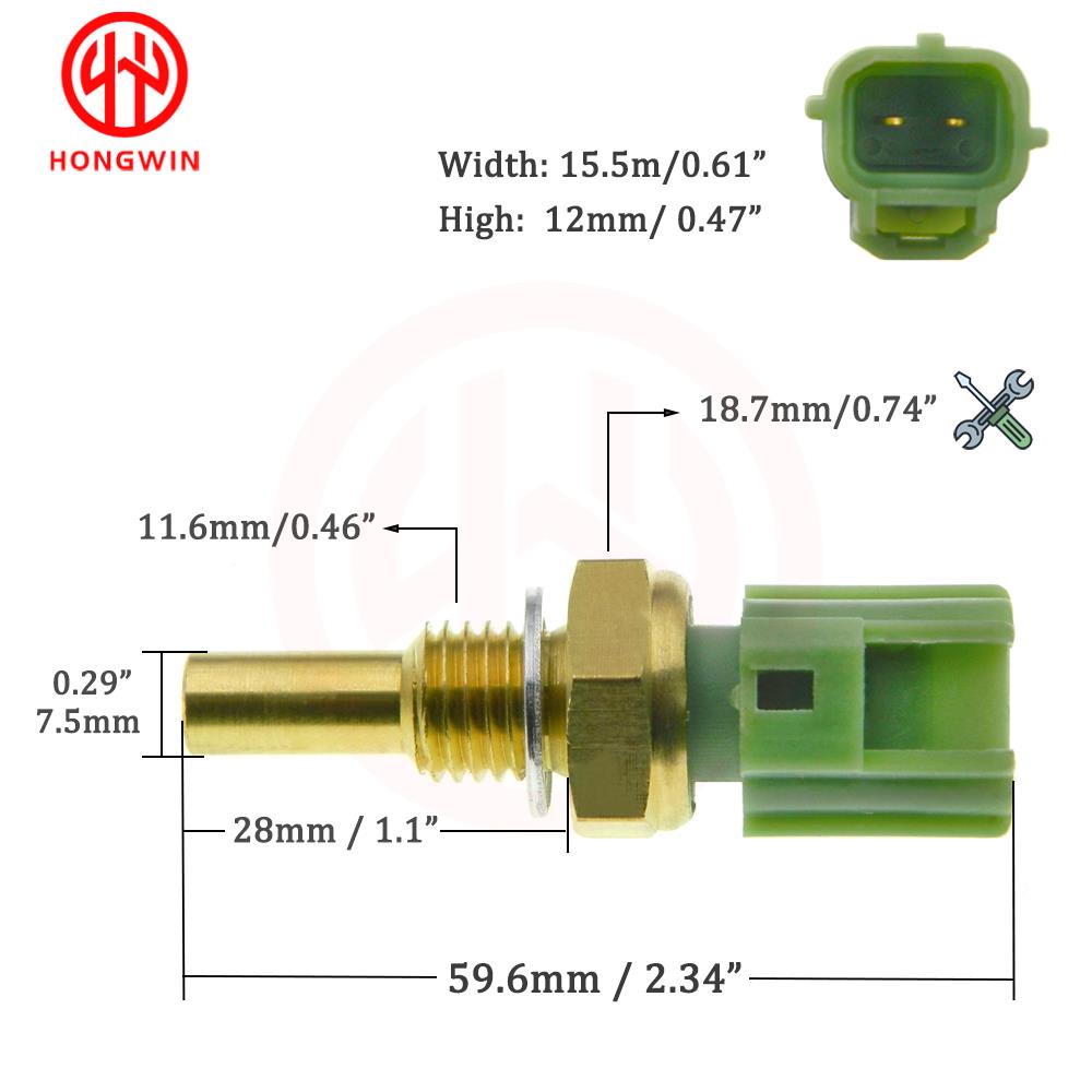 89422-35010 Coolant Temperature Sensor For Toyota 4Runner Avalon Camry Celica Corolla Highlander Land Water Temperature Sensors Coolant Temperature 4