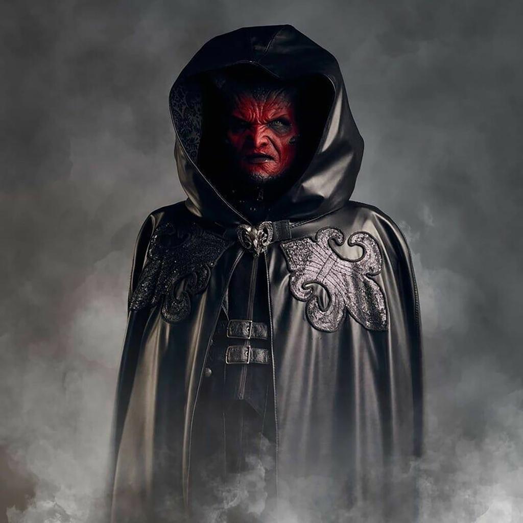 Ужасная латексная маска дьявола Белиала, рога зверя для косплея, шлем демона Икари, карнавальный костюм для вечеринки, реквизит, маска, игрушка