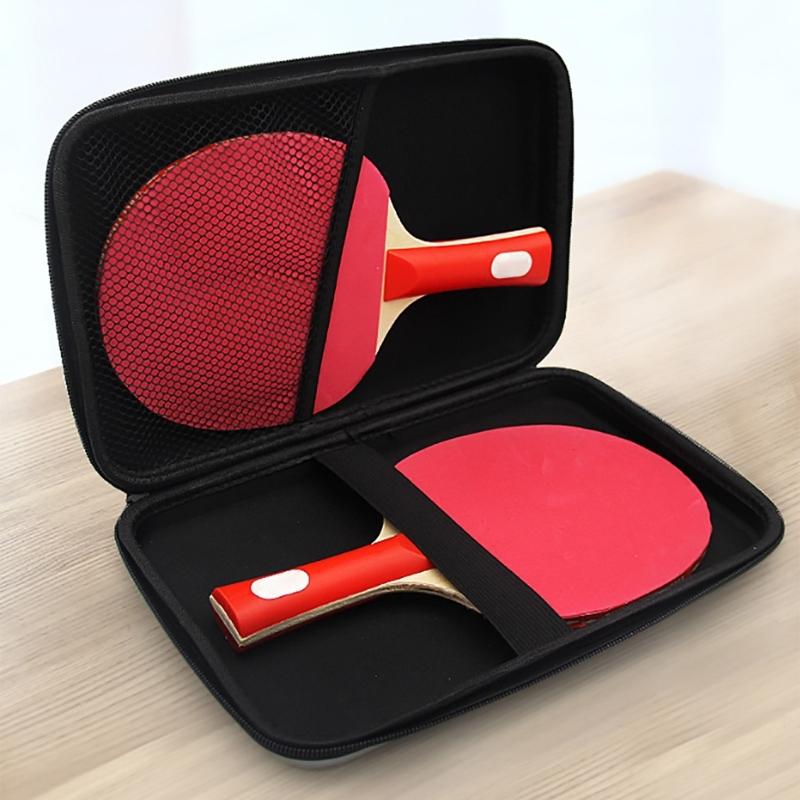Pingpong Paddle Bag Waterproof Case Portable Hard Table Tennis Racket Bag