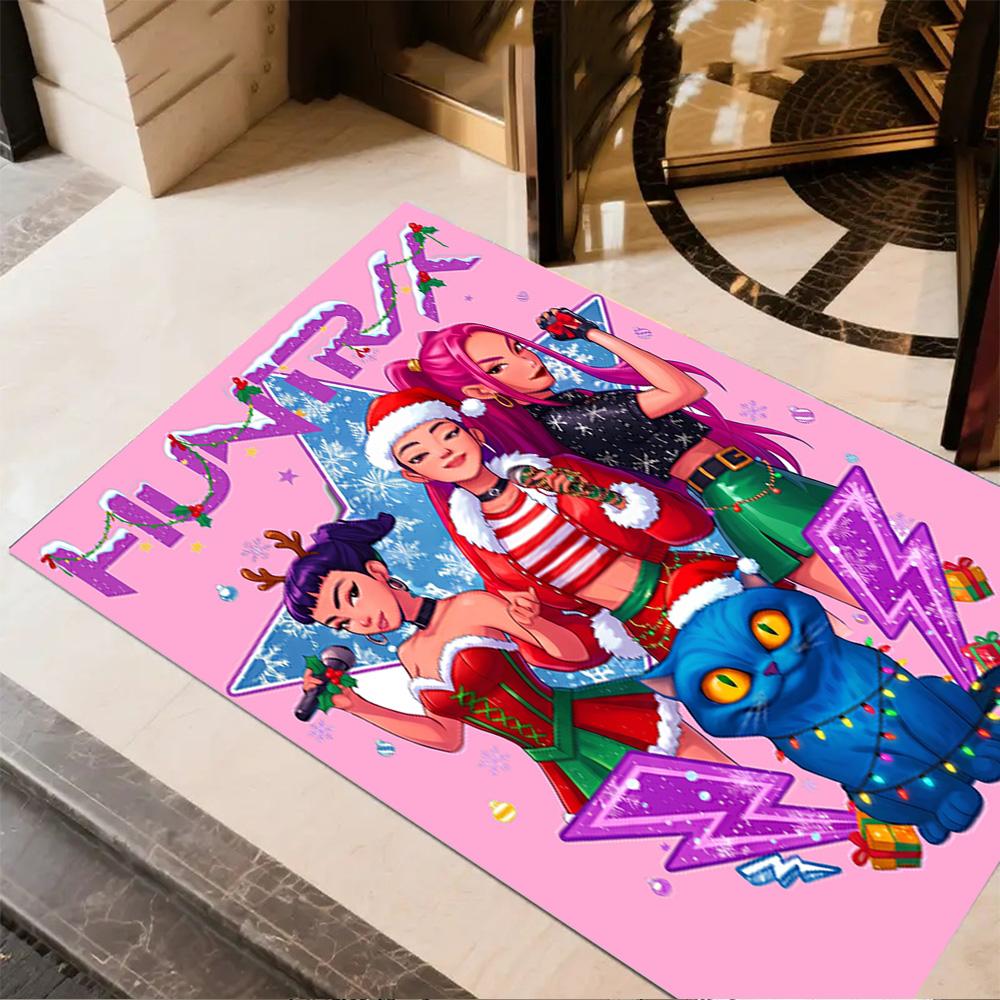 Huntress Power Squad Floor Mat Perfect for Dormitory Foyer Playrooms Balcony Antislip Carpet Decorate Offices Best for Christmas