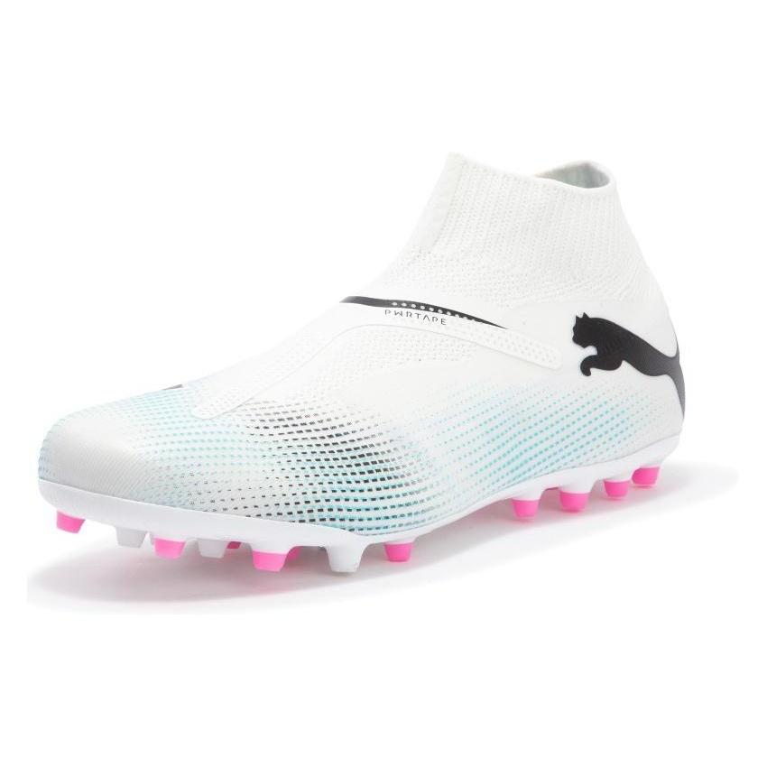 PUMA Future 7 Match + Ll MG Football Shoes 'White Blue' Men's 107712-01
