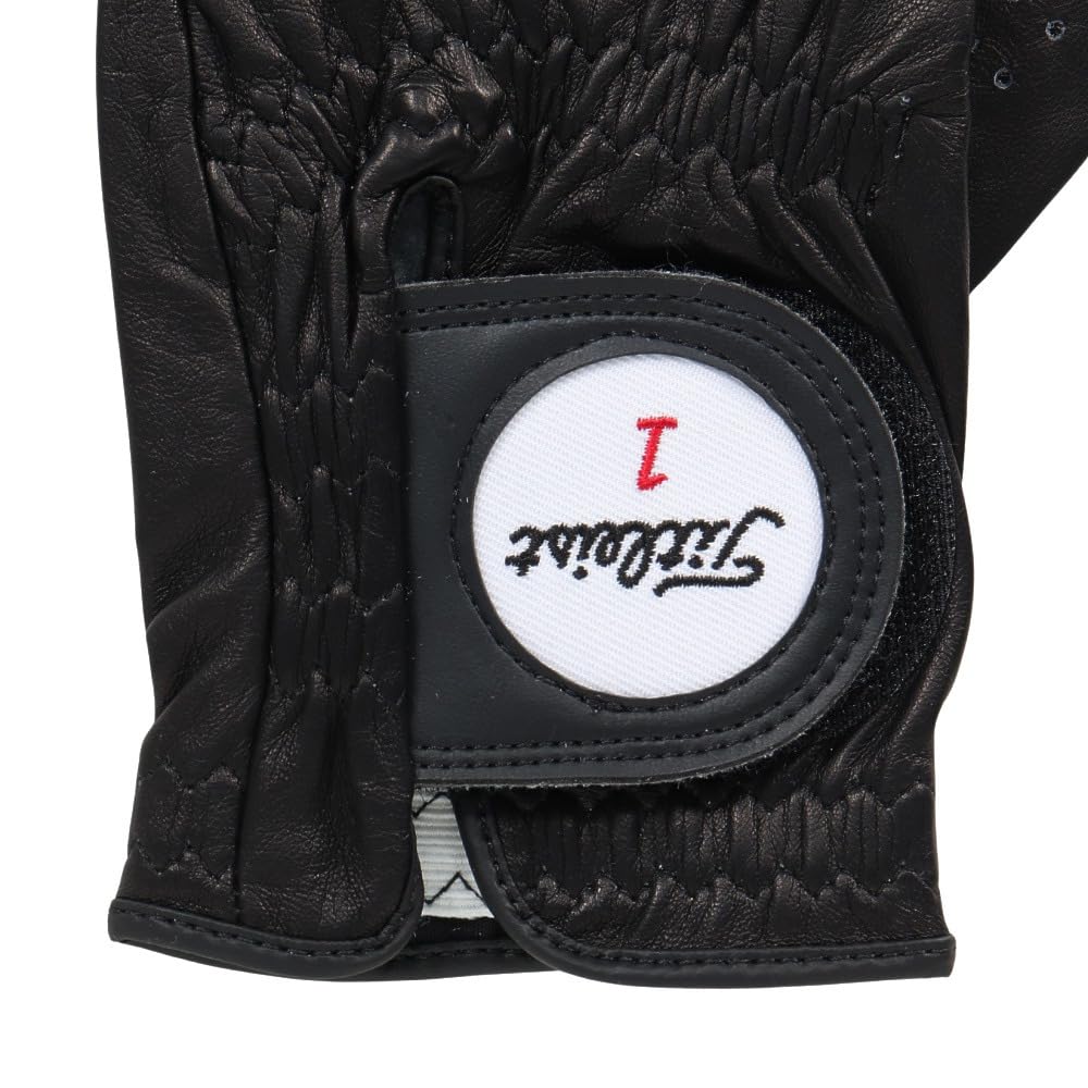 TITLEIST Golf Glove Professional Glove TG73BK-22 BK Black Left Hand