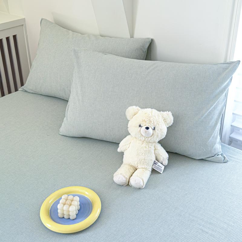 2шт наволочка 100% хлопок наволочка в полоску наволочка 48x74см наволочка для подушки домашняя мягкая наволочка для кровати Fundas de almohada