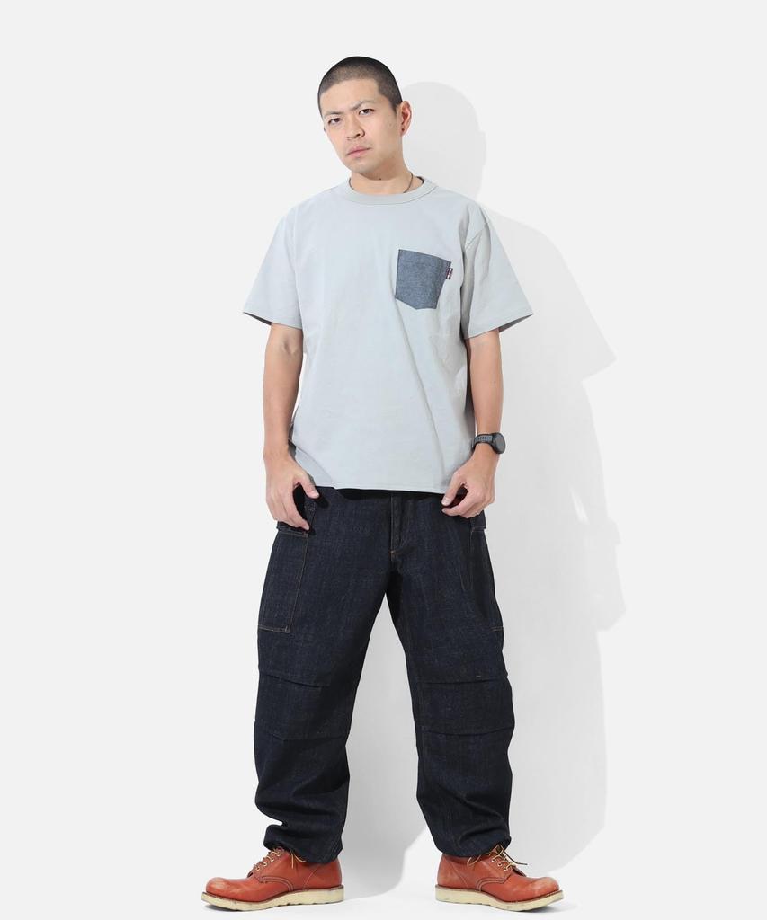 [Kojima Jeans] Карго-штаны KGR Мужские Рабочие Штаны Военные Штаны Однократной Стирки KGR-102 (JP, Размер в номерах, 3, ИНДИГО)