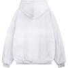 WE11DONE Свитшот с вышивкой на молнии с длинным рукавом, того же цвета, Fw24, женский, белый WD-TJ2-24-870-U-WH